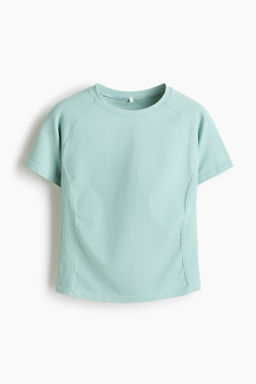 Camiseta de deporte Seamless Slim Fit con DryMove - H&m фото 3