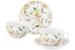 Чайн. пара 4 пр. 250 мл 12,5*9,5*6 см Корнелия, фарфор - Elan gallery фото 4