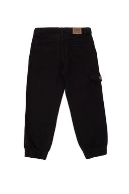 Черные брюки из плотной ткани для мальчика - U.s. polo assn фото 3