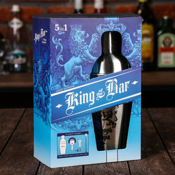 Набор для приготовления коктейлей Король бара: 5 предметов - Дорого внимание фото 17