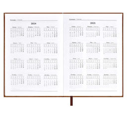 Ежедневник датированный 2024 ESCALADA, А6+, 176 л., арт. 63793/ 20 САРИФ-ЭКОНОМ КОРИЧНЕВЫЙ  фото 5