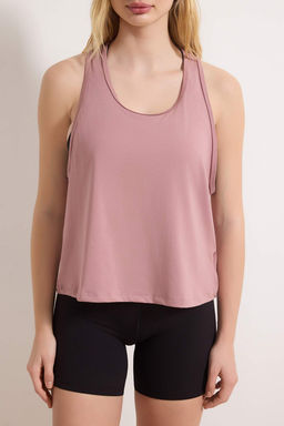 Siyah-Gul Kurusu 2li Micro Kumas Orme Spor T-Shirt THMSS26TS00001