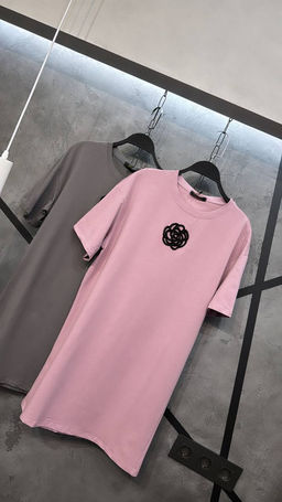 Стильное платье-туника оверсайз - Ksa фото 3