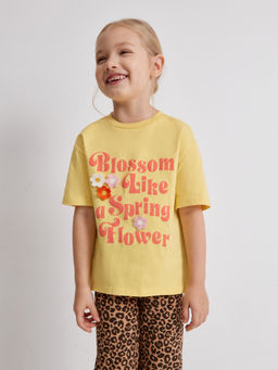 ACOOLA / Футболка детская для девочек Soroka желтый