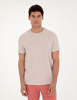 Bej Slim Fit Ti__rt