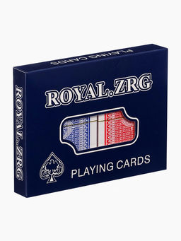 Цена за 2 шт. Карты игральные 54 шт. Royal, размер 5.6×8.6 см, набор 2 колоды Цена за 2 шт. Карты игральные 54 шт. Royal, размер 5.6×8.6 см, набор 2 колоды