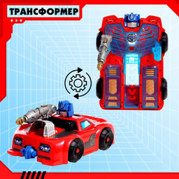 Парковка-трансформер Робот, стреляет, подвижные элементы, трамплин, 4 машинки в наборе - Simaland фото 7