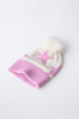 KNIT STAR POMPOM HAT SKI COLLECTION - Zara фото 3
