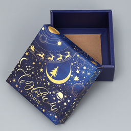 Коробка складная Космос, 12 12 6.5 см - Дарите счастье фото 4