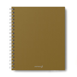 "Светоч" ТЕТ96-001 Тетрадь общая с пластиковой обложкой, 500 мкм., тиснение серебряной фольгой, A5 96 л. на гребне 65 г/кв.м , белизна 100 % 4 шт. клетка 000807 Золотая