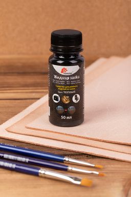 FLEXSTEP Краска для кожи Реставрационная LDP-50 для кожи 50 мл т.коричневый