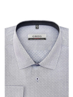 Сорочка мужская длинный рукав GREG 323/211/6049/1