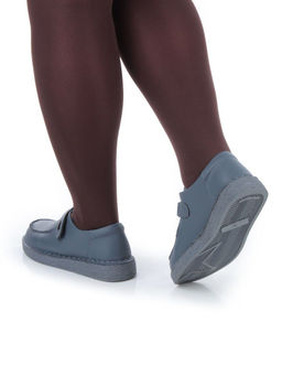 01-7581-3 BLUE Ботинки демисезонные женские (натуральная кожа) - Фабричный китай фото 3