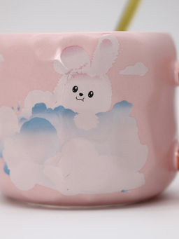 Кружка Hare in the clouds, orange (450 ml)