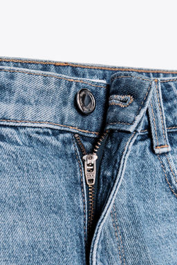 Z1975 MOM-FIT HIGH-WAIST SHORTS - Zara фото 4