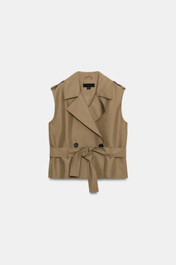 100% LEATHER JACKET WITH EVAS_ HEM - Zara фото 15