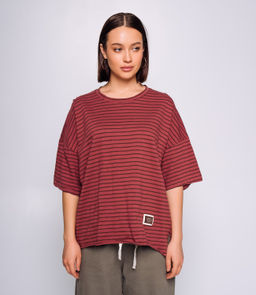 Футболка #КТ1611, брусничный