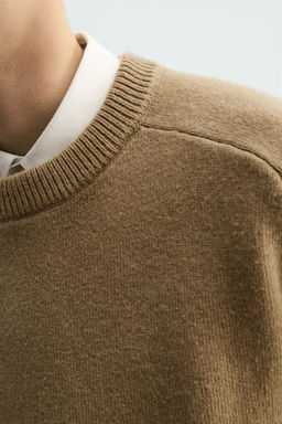 DOUBLE-FACED WOOL JUMPER - Zara фото 6