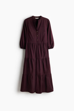 Vestido escalonado de corte midi - H&m фото 4