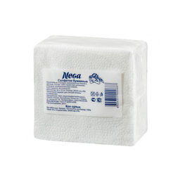Салфетки бум 90 лист НЕГА БЕЛЫЕ арт. 00017 СОЛО