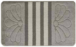 Набор ковриков 2-х пр. для ванны туалета (60*50/60*100) HERMES 40 GREY-41 FUME-39 SMOKE - Efor фото 2
