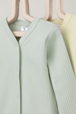 К 6523-2уп/зеленая лилия,банановый мусс набор комбинезон яс - Crockid фото 3