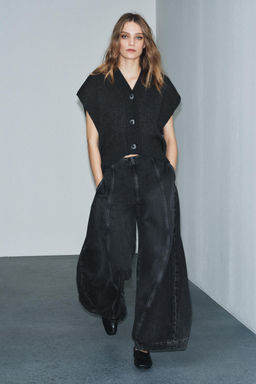 ZW COLLECTION BALLOON HIGH-WAIST JEANS