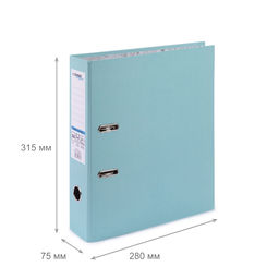 Expert Complete Регистратор Pastel 75 мм 50 шт. Classic Lite A4 арочный механ. (разб.) лён персиковый EC100192020