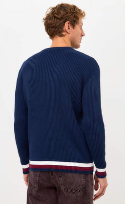 Джемпер Primm P421-15106 темно-синий из хлопка  фото 5