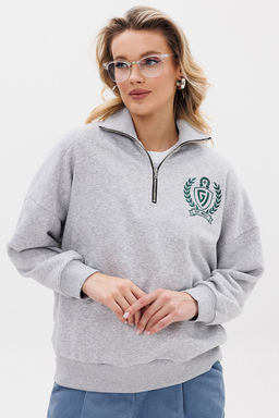 Джемпер GO F4077/50-04.170-176 серый меланж