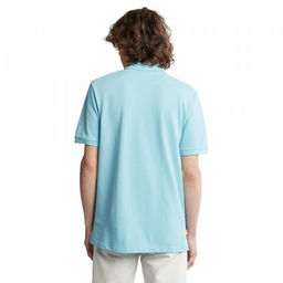 Мужские поло с коротким рукавом Timberland Polo Millers River Pique Regular голубая фото 2