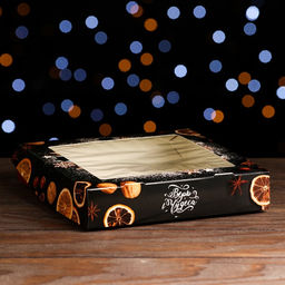 Цена за 20 шт. Коробка складная Фрукты, 20 х 20 х 4 см - UPAK LAND фото 2