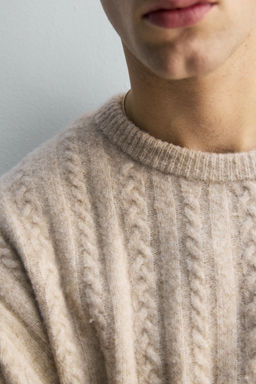 CABLE-KNIT SWEATER - Zara фото 6