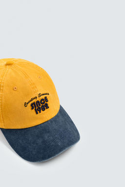 CONTRAST EMBROIDERY CAP - Zara фото 3