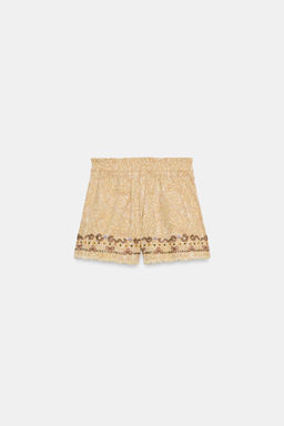 SHORTS BORDADOS ZW COLLECTION / Multicolor - Zara фото 8