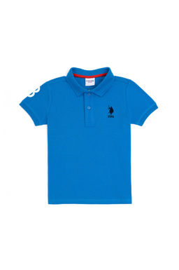 Футболка-поло U.S. Polo Assn Saks для мальчиков хлопок  фото 5