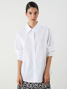 Oversize Poplin Kad?n G?mlek Tunik