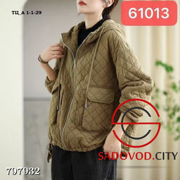 Женская хлопковая куртка с карманами, на молнии