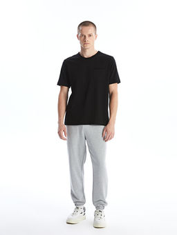 Bisiklet Yaka Penye Erkek Ti??rt