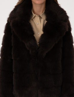 Kahverengi Comfort Fit Mont