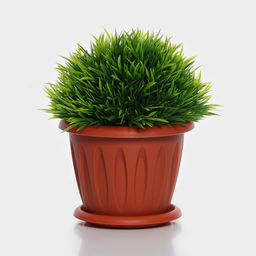 Цена за 3 шт. Горшок для цветов с поддоном «Фелиция», 900 мл, d=14.2 см, h=11 см, цвет терракотовый