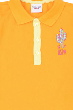 K_z _ocuk Turuncu _rme Elbise