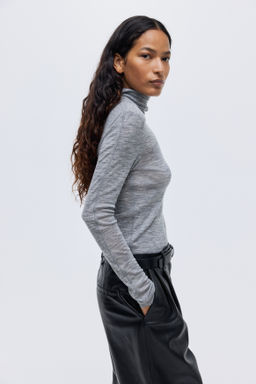 Top de lana con cuello alto - H&m фото 9