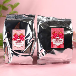 Набор чая Самой милой:чай чёрный 50 г., чай зелёный 50 г. - Фабрика счастья фото 3