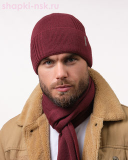 04623 F 1А Тэйм Комплект мужской флис (шапка+шарф) (57-59)