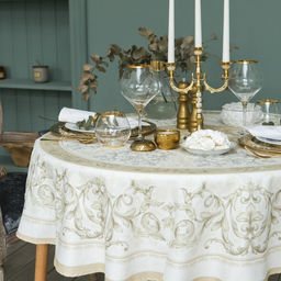 Скатерть круглая Этель Классика d=150 см, 100 % хлопок