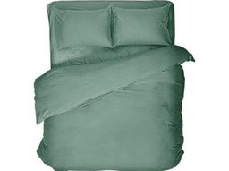 4844-БЧ/кор. комплект евро вареный хлопок рис. 16-5907 оливковый