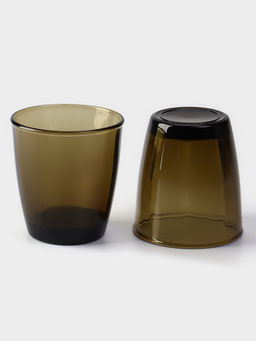 Набор посуды Basilico, 30 предметов, стекло, коричневый