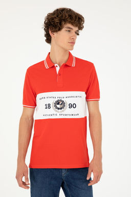 Мужская красная футболка Неожиданная скидка в корзине - U.s. polo assn фото 3