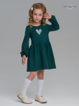 Платье Моана изумруд-лав